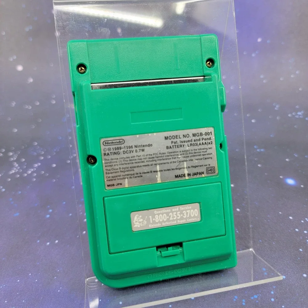Nintendo Game Boy Pocket Green Handheld Console MGB-001 Retro Gaming